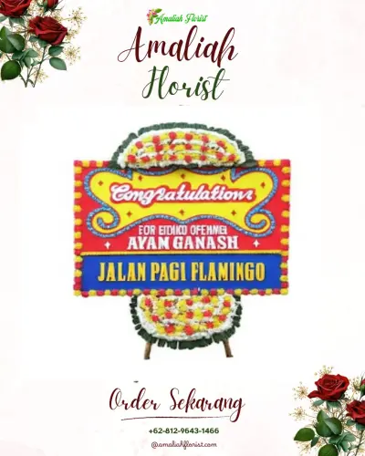 Bunga Papan Congratulation di Telanaipura